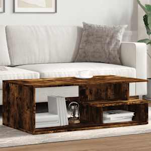 Konferenční stolek kouřový dub 102x55x35 cm kompozitní dřevo - obrázek 1