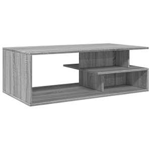Konferenční stolek šedý sonoma 102x55x35 cm kompozitní dřevo - obrázek 2