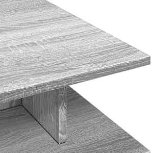 Konferenční stolek šedý sonoma 102x55x35 cm kompozitní dřevo - obrázek 7