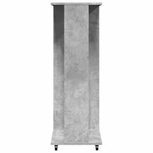 Šatní skříň na kolečkách betonově šedá 102x38x110 cm kompozit - obrázek 5
