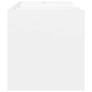 Stolní organizér bílý 44,5 x 24 x 25 cm kompozitní dřevo - obrázek 5