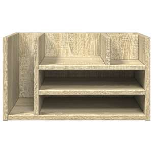 Stolní organizér dub sonoma 44,5 x 24 x 25 cm kompozitní dřevo - obrázek 4