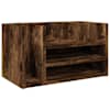 vidaXL kirjutuslaua korrastaja, suitsutamm, 44,5x24x25 cm, tehispuit