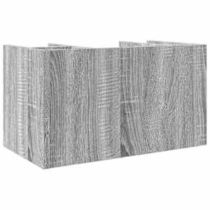 Stolní organizér šedý sonoma 44,5 x 24 x 25 cm kompozitní dřevo - obrázek 6