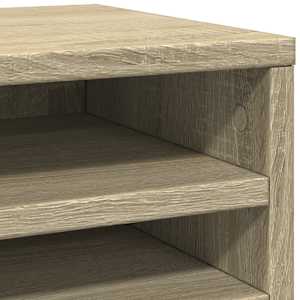 Stolní organizér dub sonoma 36 x 26 x 29,5 cm kompozitní dřevo - obrázek 7