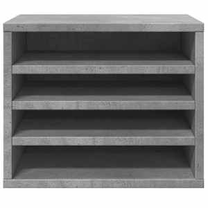 Stolní organizér betonově šedý 36x26x29,5 cm kompozitní dřevo - obrázek 4