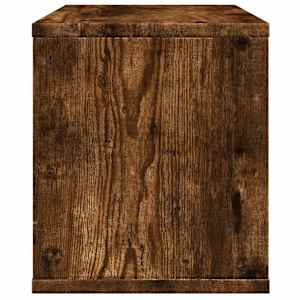 Stolní organizér kouřový dub 36 x 26 x 29,5 cm kompozitní dřevo - obrázek 5