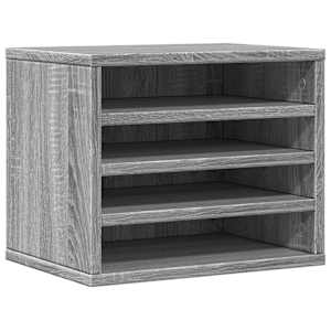 Stolní organizér šedý sonoma 36 x 26 x 29,5 cm kompozitní dřevo - obrázek 2