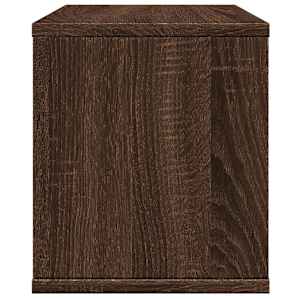 Stolní organizér hnědý dub 36 x 26 x 29,5 cm kompozitní dřevo - obrázek 5