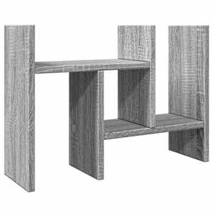 Stolní organizér šedý sonoma 34,5x15,5x35,5 cm kompozitní dřevo - obrázek 2