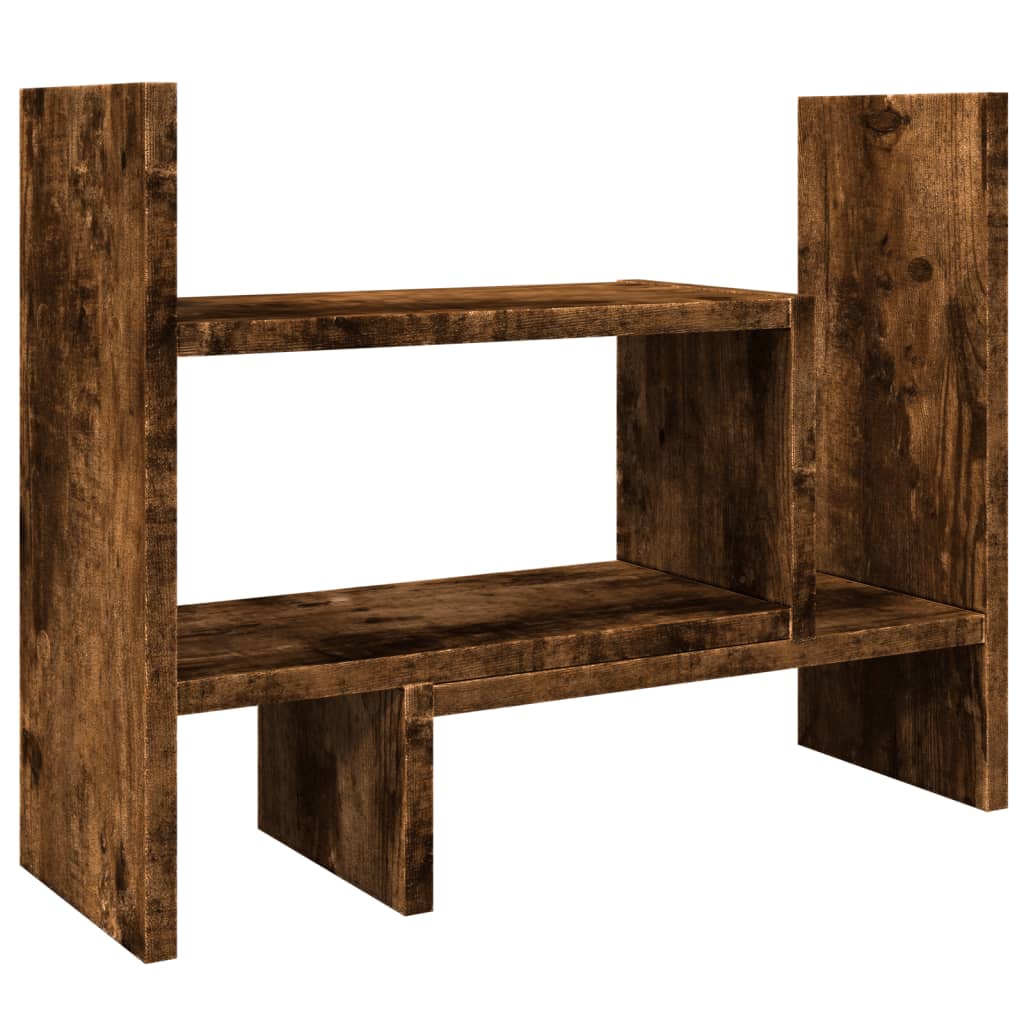 vidaXL Stolní organizér kouřový dub 38,5 x 17 x 39 cm kompozitní dřevo
