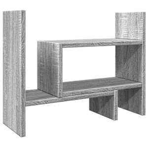Stolní organizér šedý sonoma 38,5 x 17 x 39 cm kompozitní dřevo - obrázek 7