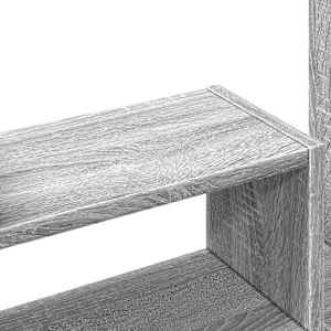 Stolní organizér šedý sonoma 38,5 x 17 x 39 cm kompozitní dřevo - obrázek 9