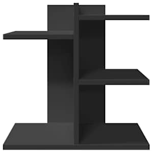 Stolní organizér černý 42 x 21,5 x 42 cm kompozitní dřevo - obrázek 4