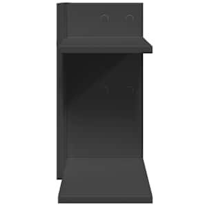 Stolní organizér černý 42 x 21,5 x 42 cm kompozitní dřevo - obrázek 5