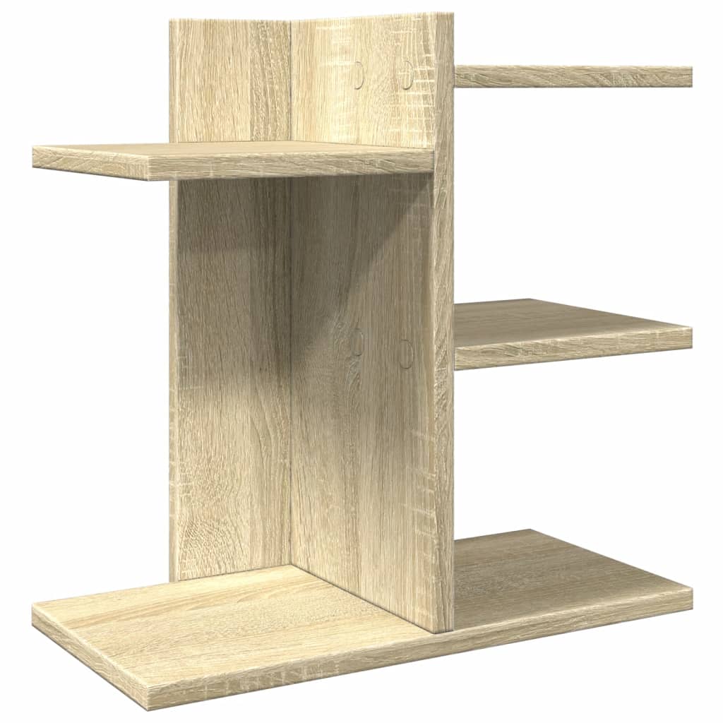 vidaXL Stolní organizér dub sonoma 42 x 21,5 x 42 cm kompozitní dřevo
