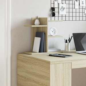 Stolní organizér dub sonoma 42 x 21,5 x 42 cm kompozitní dřevo - obrázek 3