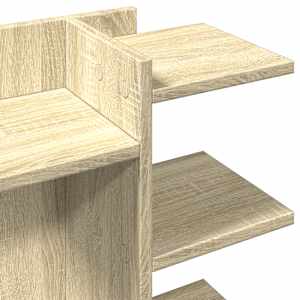 Stolní organizér dub sonoma 42 x 21,5 x 42 cm kompozitní dřevo - obrázek 7