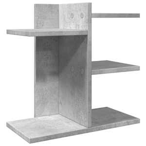 vidaXL kirjutuslaua korrastaja, betoonhall, 42x21,5x42 cm, tehispuit