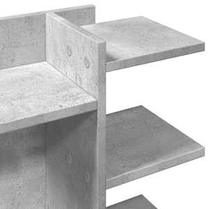 Stolní organizér betonově šedý 42x21,5x42 cm kompozitní dřevo - obrázek 7