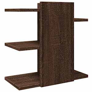 Stolní organizér hnědý dub 42 x 21,5 x 42 cm kompozitní dřevo - obrázek 6