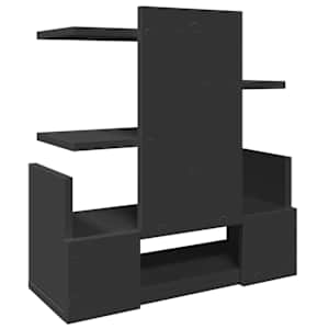 Stolní organizér černý 49 x 20 x 52,5 cm kompozitní dřevo - obrázek 6