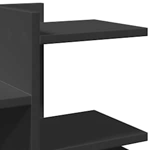 Stolní organizér černý 49 x 20 x 52,5 cm kompozitní dřevo - obrázek 7