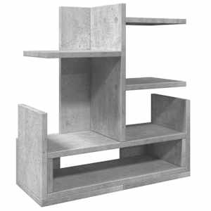 Stolní organizér betonově šedý 49x20x52,5 cm kompozitní dřevo - obrázek 2
