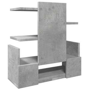 Stolní organizér betonově šedý 49x20x52,5 cm kompozitní dřevo - obrázek 6