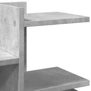 Stolní organizér betonově šedý 49x20x52,5 cm kompozitní dřevo - obrázek 7