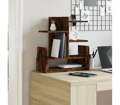 vidaXL Schreibtisch-Organizer R&auml;uchereiche 49x20x52,5 cm Holzwerkstoff