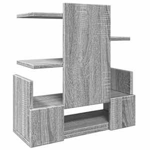 Stolní organizér šedý sonoma 49 x 20 x 52,5 cm kompozitní dřevo - obrázek 6