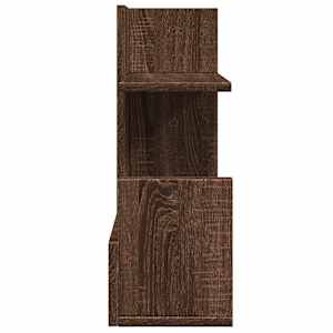 Stolní organizér hnědý dub 49 x 20 x 52,5 cm kompozitní dřevo - obrázek 5
