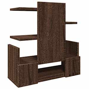 Stolní organizér hnědý dub 49 x 20 x 52,5 cm kompozitní dřevo - obrázek 6