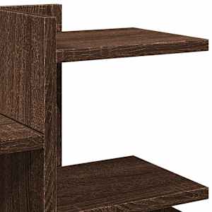 Stolní organizér hnědý dub 49 x 20 x 52,5 cm kompozitní dřevo - obrázek 7