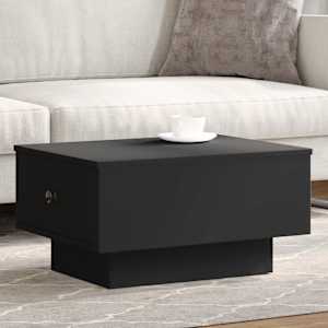 Klubska mizica črna 60x45x31 cm inženirski les