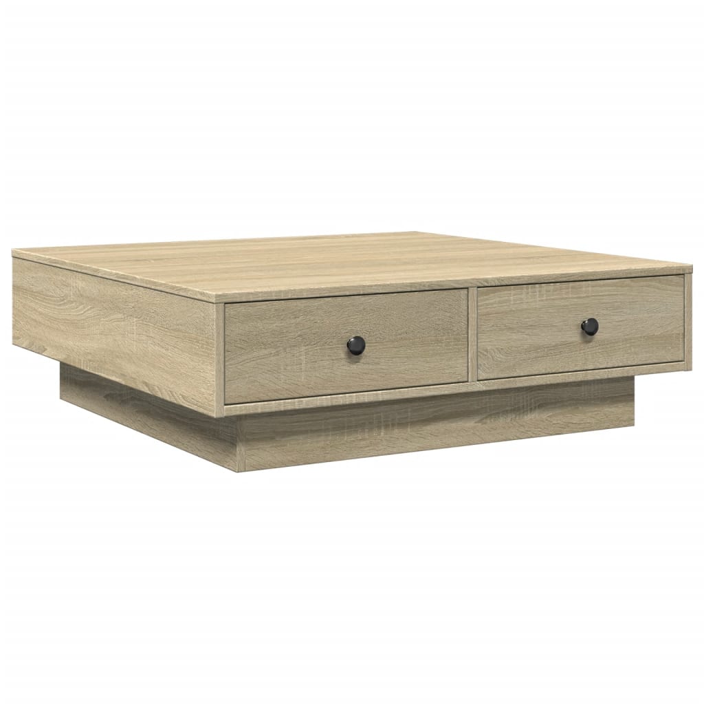 vidaXL Konferenční stolek dub sonoma 90 x 90 x 28 cm dřevotříska