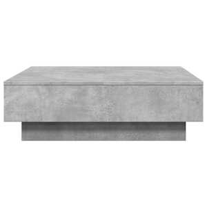 Konferenční stolek betonově šedý 90 x 90 x 28 cm dřevotříska - obrázek 5