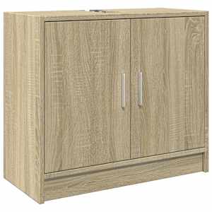 Skříňka pod umyvadlo dub sonoma 63x29x55 cm kompozitní dřevo - obrázek 2
