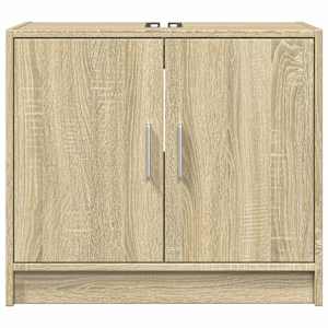 Skříňka pod umyvadlo dub sonoma 63x29x55 cm kompozitní dřevo - obrázek 4