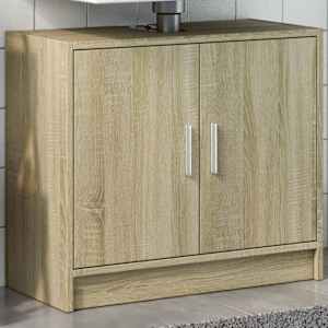 Skříňka pod umyvadlo dub sonoma 63x29x55 cm kompozitní dřevo - obrázek 1
