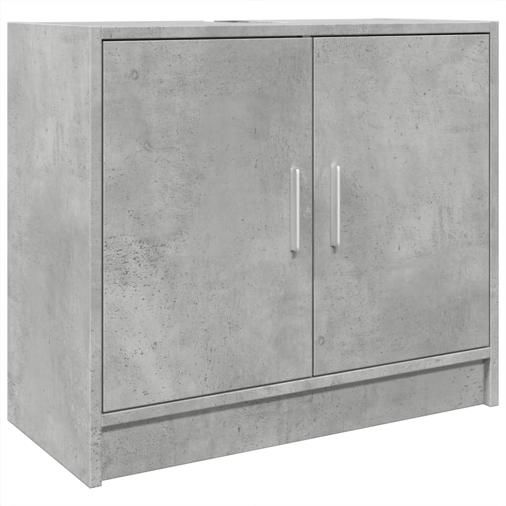 vidaXL Skříňka pod umyvadlo betonově šedá 63x29x55 cm kompozitní dřevo