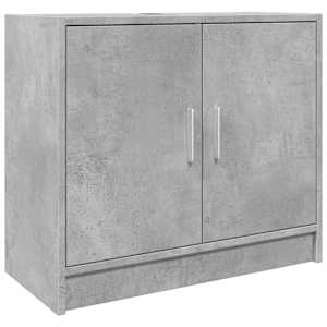 Skříňka pod umyvadlo betonově šedá 63x29x55 cm kompozitní dřevo - obrázek 2
