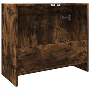 Skříňka pod umyvadlo kouřový dub 63x29x55 cm kompozitní dřevo - obrázek 7
