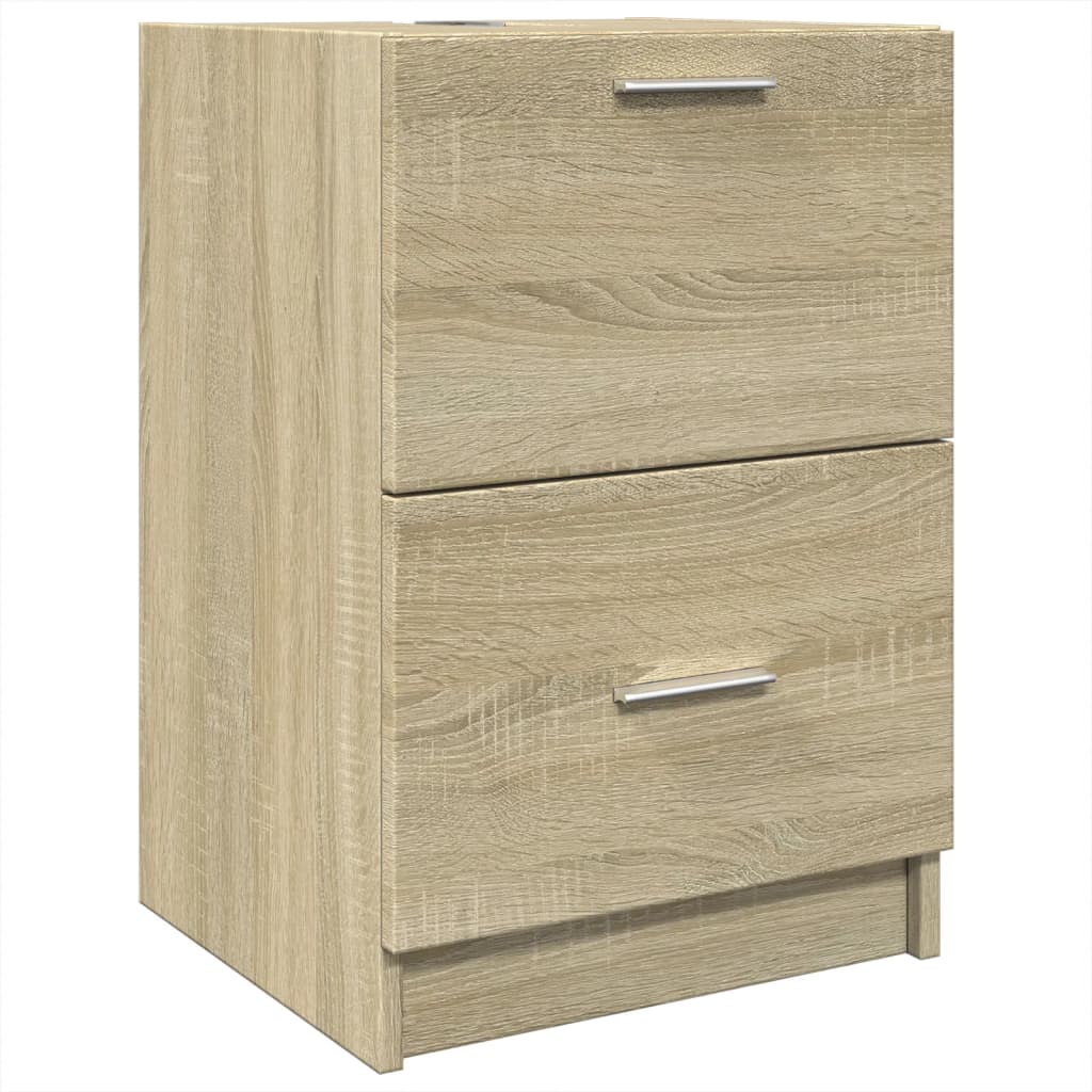 vidaXL Skříňka pod umyvadlo dub sonoma 40x37x59 cm kompozitní dřevo