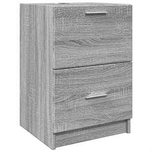 vidaXL valamukapp, hall Sonoma tamm, 40x37x59 cm, tehispuit
