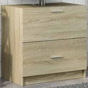 Omarica za umivalnik sonoma hrast 59x37x59 cm inženirski les