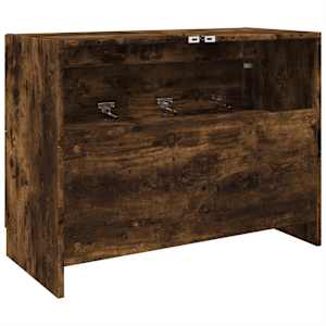 Skříňka pod umyvadlo kouřový dub 78x37x59 cm kompozitní dřevo - obrázek 7