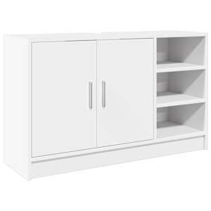 Skříňka pod umyvadlo bílá 90 x 29 x 55 cm kompozitní dřevo - obrázek 2