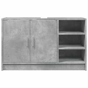 Skříňka pod umyvadlo betonově šedá 90x29x55 cm kompozitní dřevo - obrázek 4